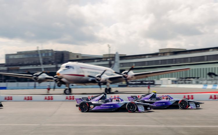  Porsche отмечает 75 лет участия в автоспорте на домашнем E-Prix в Берлине!