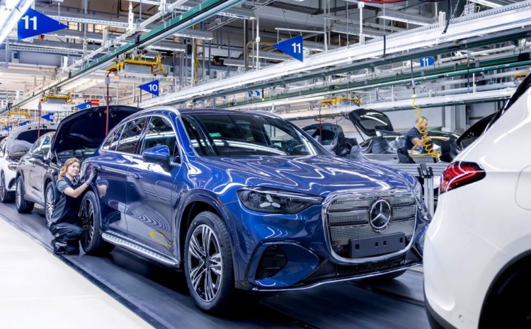  Mercedes-Benz запустил производство электрического GLC в Бремене!