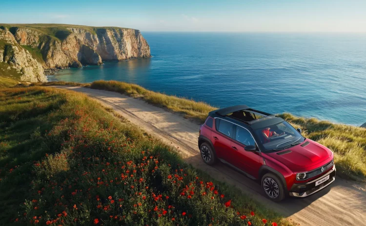  Renault 4 E-Tech с крышей из брезента — новинка для любителей ретро и экостиля