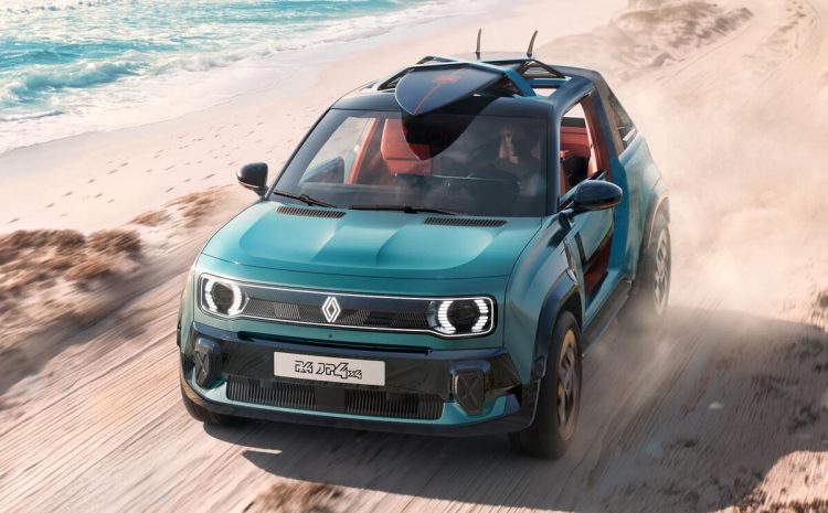  Renault представил концепт пляжного внедорожника JP4x4