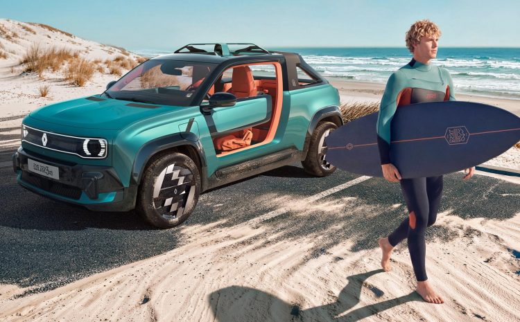  Renault представил концепт пляжного авто JP4x4