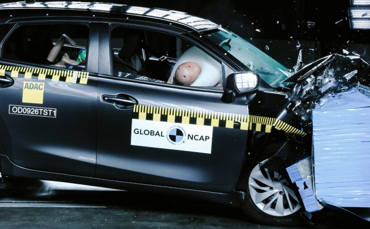  Toyota Starlet получила ноль звёзд в краш-тесте