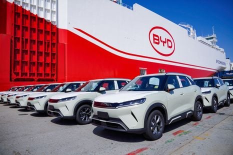  BYD отправляет почти 5000 электрокаров в Австралию