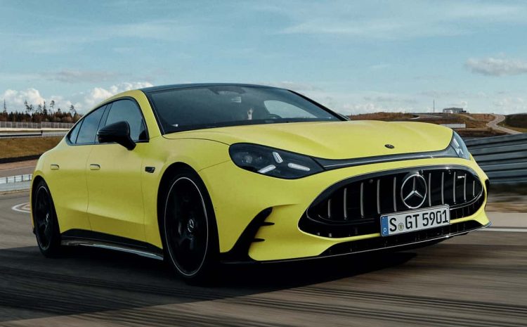  Электрический Mercedes-AMG GT 4-Door Coupe 2027 — новый уровень тишины и мощи