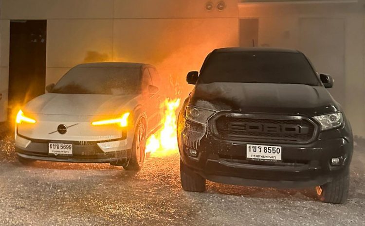  У Volvo EX30 опять проблемы с батареей: в Таиланде загорелся ещё один электромобиль