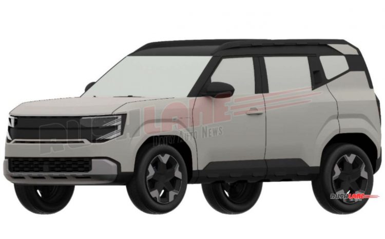  Renault Bridger: новый SUV запатентован в Индии